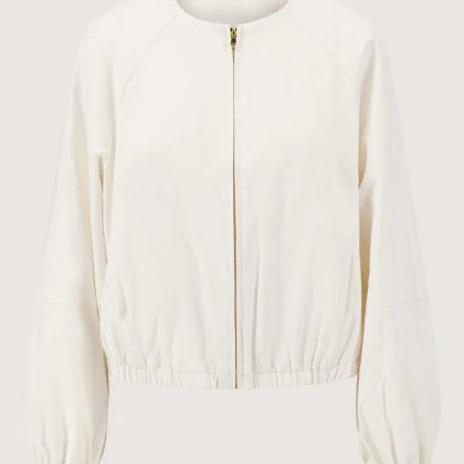 Geweven bomber jack 0310-0020 1007 Off White