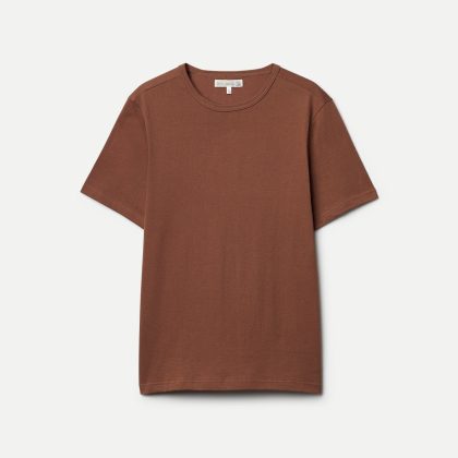 Merz b. Schwanen Soft Pima Cotton T-Shirt   61091000 192 chocolate