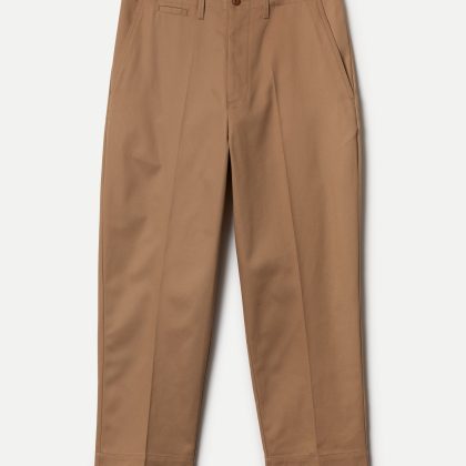Merz b. Schwanen 1920s Cotton Twill Worker Chino CHINO01.51 16 khaki