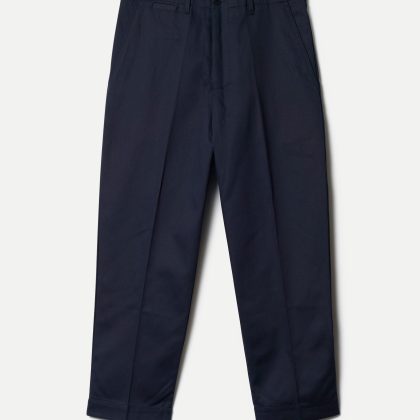 Merz b. Schwanen 1920s Cotton Twill Worker Chino CHINO01.51 51 dark navy