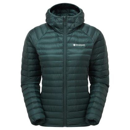 MONTANE WOMEN'S ANTI FREEZE LITE HOODIE FANLHDFOM20 DEEP FOREST
