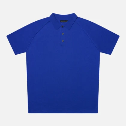 ROOSENSTEIN WOLKE - Naud | polo merino - Waddenblauw