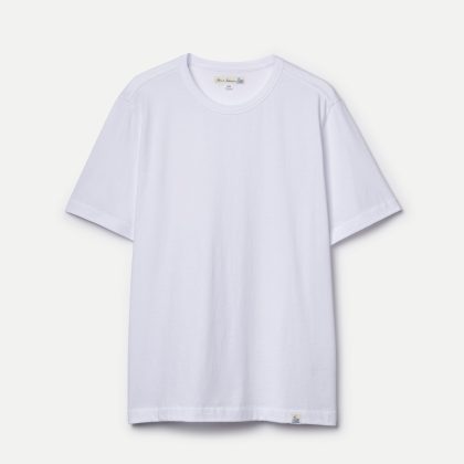 Merz b. Schwanen T-shirt, organic pima cotton, 4,1oz/sq.yd., relaxed f  PIMATEE01.01 White