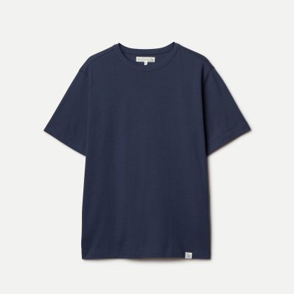 Merz b. Schwanen Soft Pima Cotton T-Shirt   61091000 | 66 ink blue