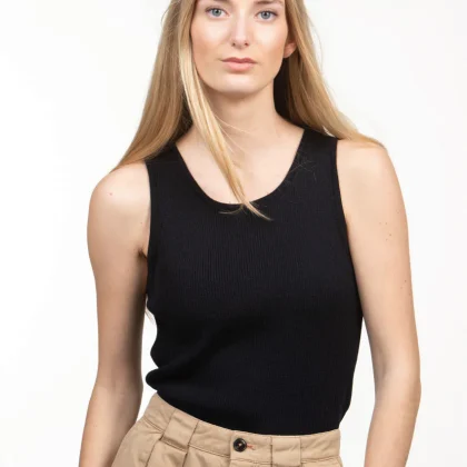 RW Sveva | merino rip top - Navy