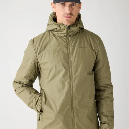 KnowledgeCotton Apparel - KCA VENT RIPSTOP 140 JACKET - Burned Olive