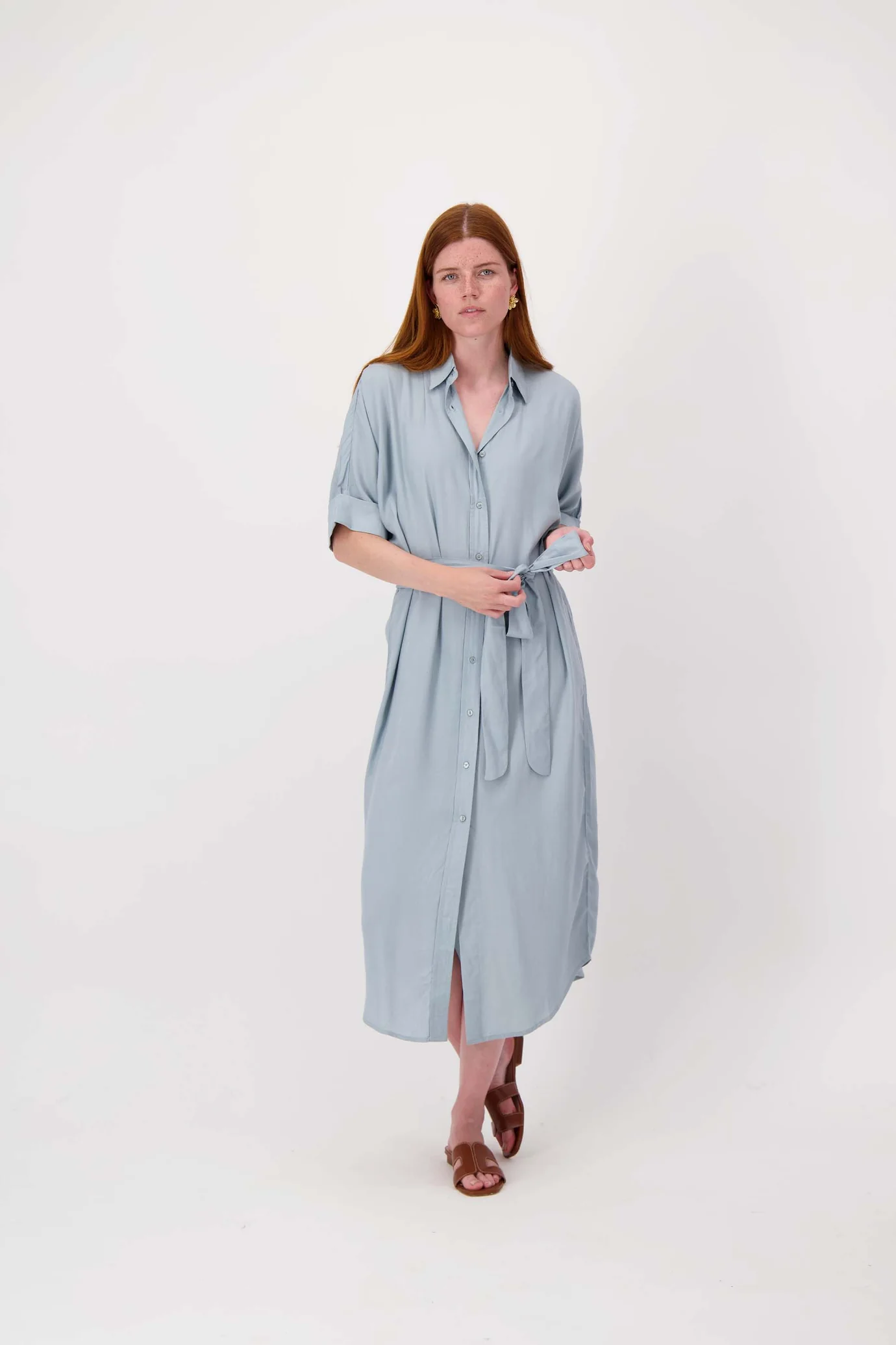 ZUSSS - LANGE BLOUSE JURK
