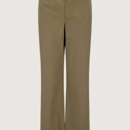 ZUSS POPLIN BROEK WIJD MODEL LIGHT MOSSGREEN