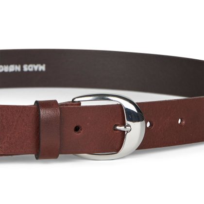 Mads Norgaard - Skin Birkin Belt - Dark Brown