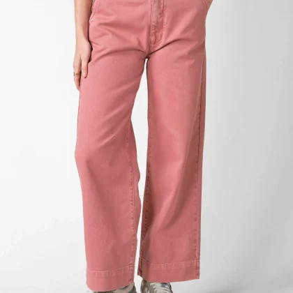 Klitmøller  - LYDIA DENIM PANTS GOTS - FADED ROSE WASH