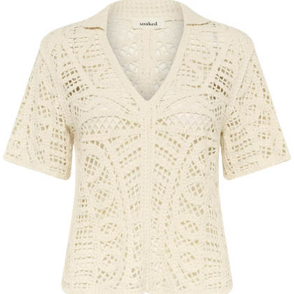 Soaked - SLAnamy Polo Blouse - Turtledove