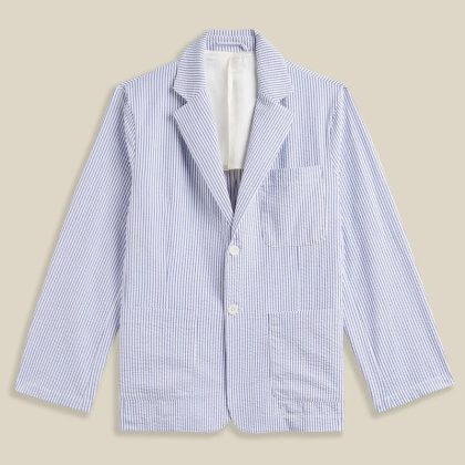 Portuguese Flannel - ATLANTICO BLAZER STRIPE - Blue