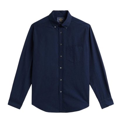 PORTUGUESE FLANNEL ATLANTICO - navy