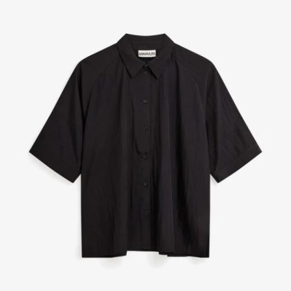 Minimum - Abby wide ss shirt - Black