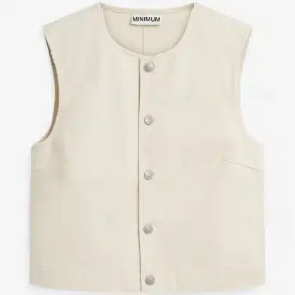 MINIMUM ALESSIA VEST - WHISPER WHITE