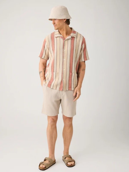Knowledgecotton apparel - Ash comfort waffle shorts - Light feather grey - Afbeelding 2