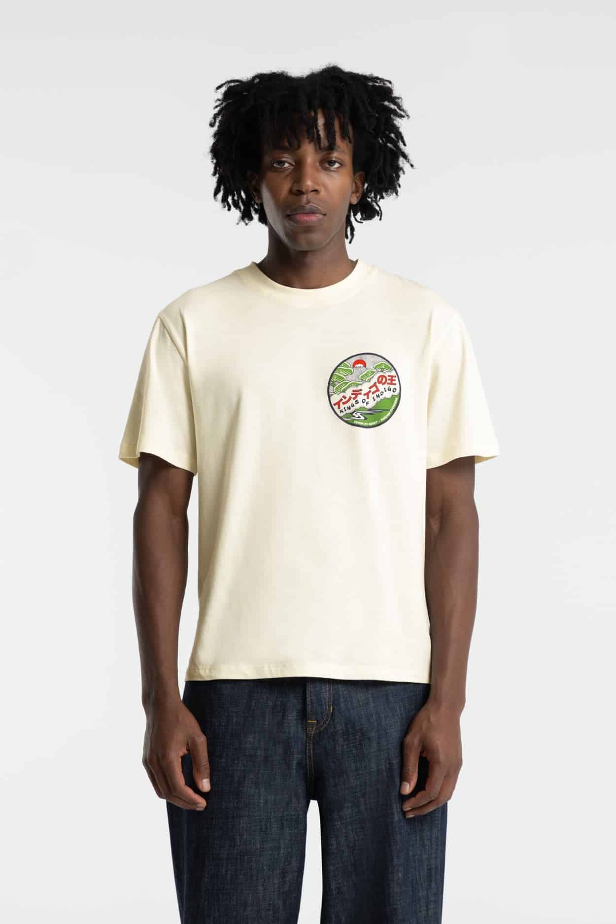 Kings of indigo: PENDA | CLOUD DANCER - t-shirt - Afbeelding 4