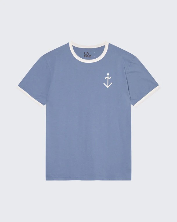 LA PAZ MENERES - INDIGO OFF WHITE LOGO