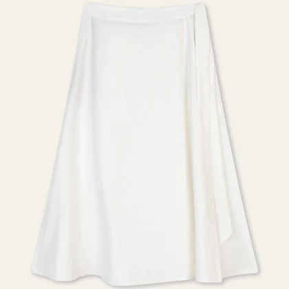OILILY - Sagar wrap skirt - White