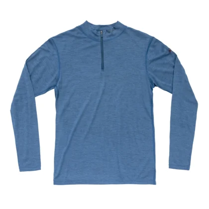 Devold - Breeze Merino Zip Neck Man - BLUE
