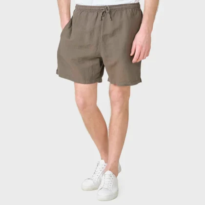 Klitmøller  - BERTRAM LINEN SHORTS - TAUPE