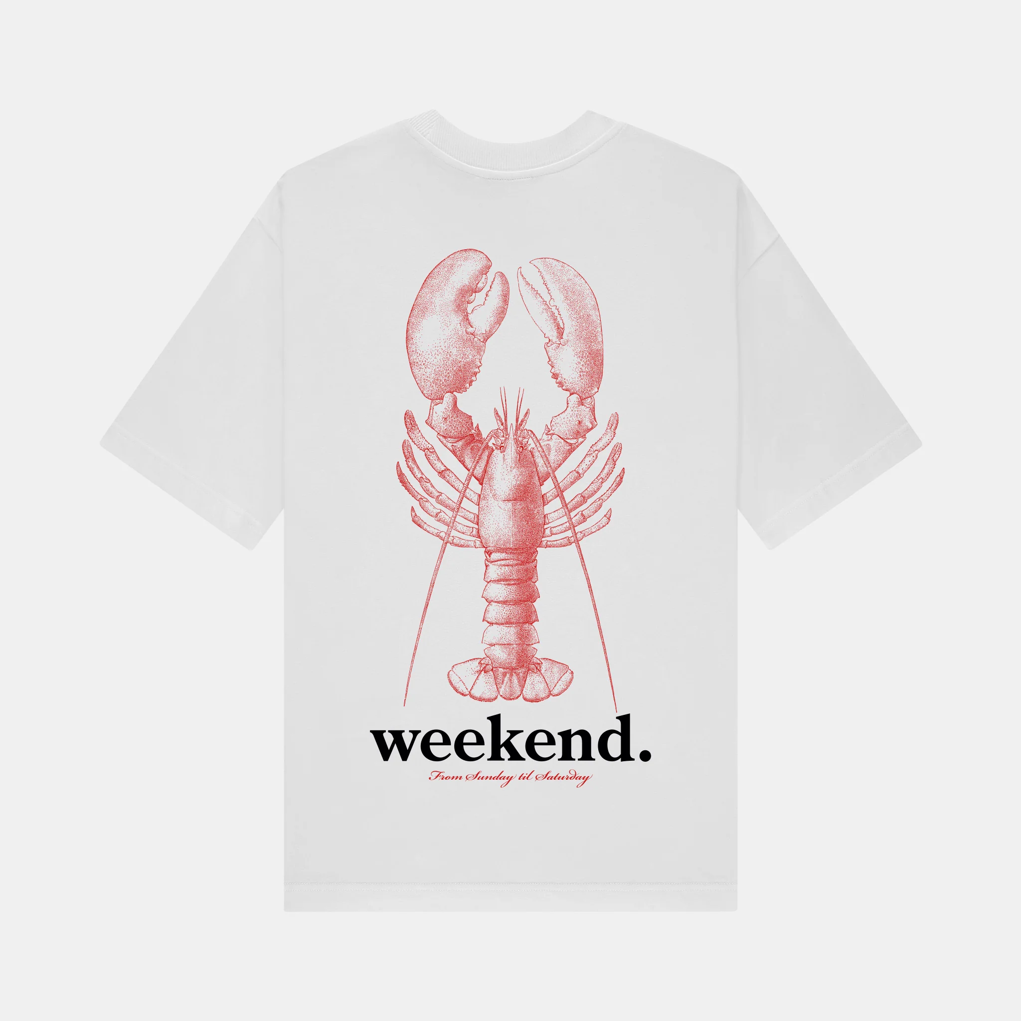 Pockies Lobsterweekend tee - WHITE