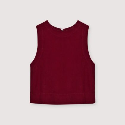 The new society - Melissa Woman Top - Crimson Wine
