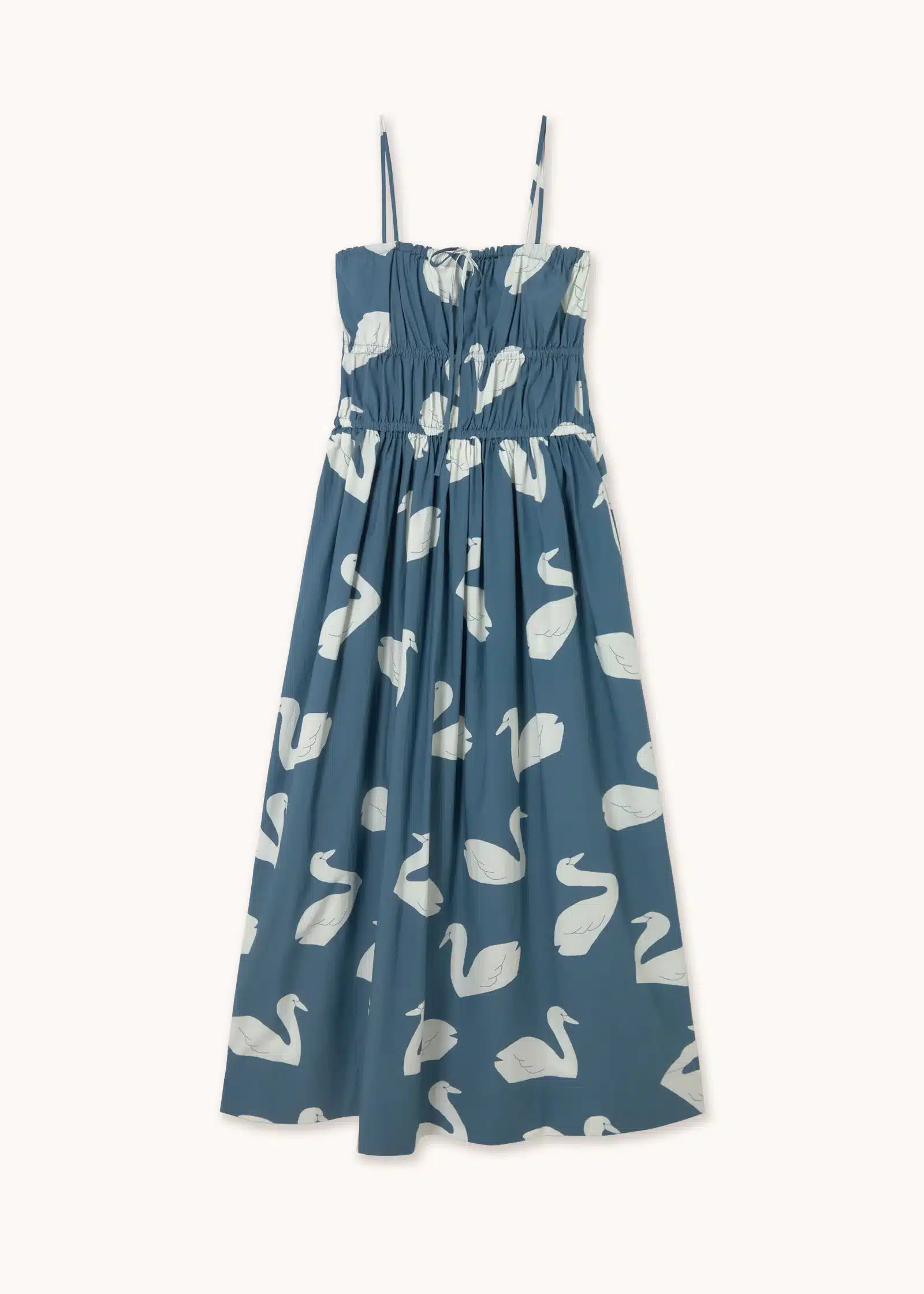 Tiny big sister - Swans Straps Dress - Stone - Afbeelding 3